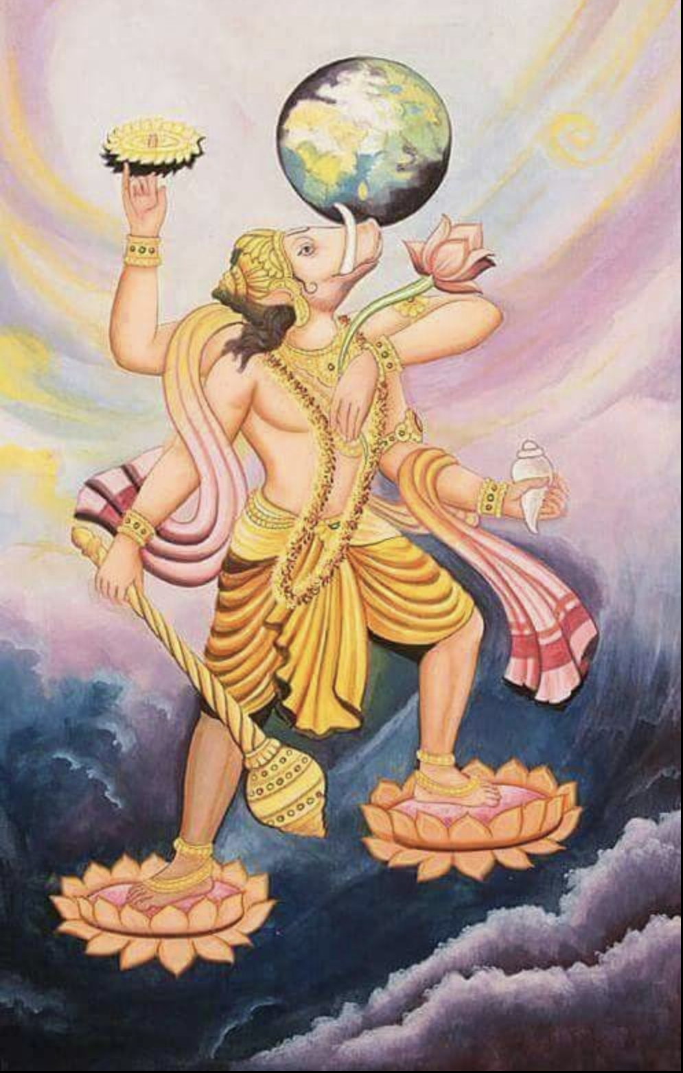 Verses about Lord Varaha from scriptures